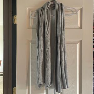 Gray and sparkle scarf